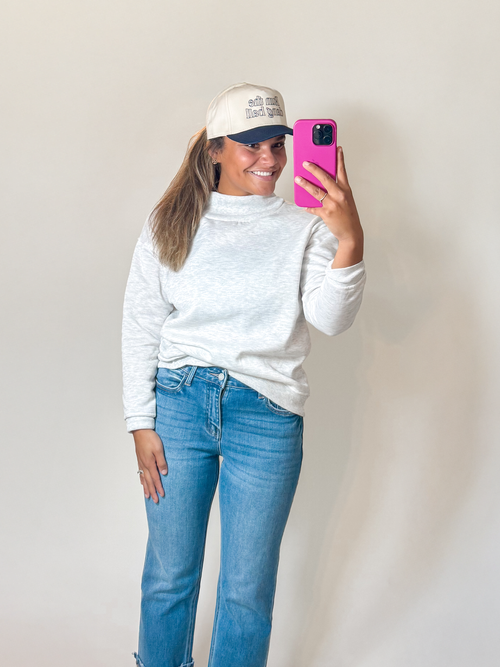 Cozy Morning Mock Neck