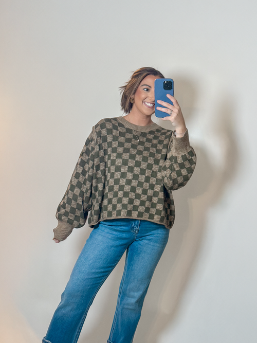 Checker Sweater